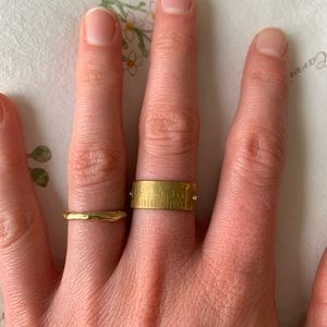 rackk & ruin vintage french meter stick ring